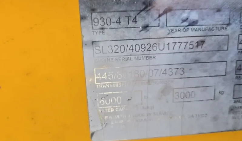 
								2017 JCB 930-4 Rough Terrain Forklift full									